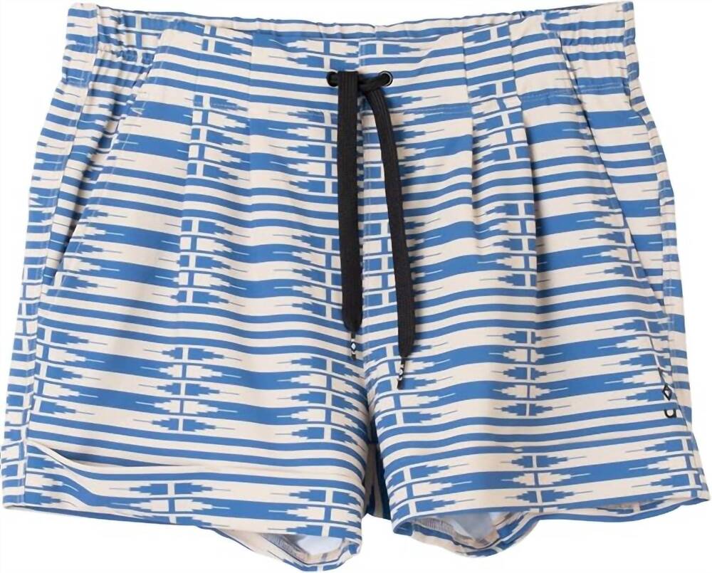 NEW KAVU women's tepic shorts in blue skyline
